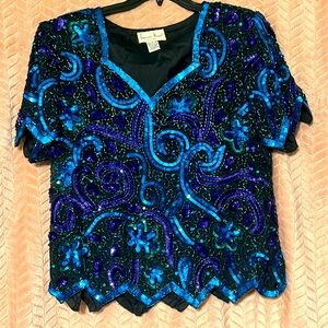 Vintage Laurence Kazar Cocktail Blouse
